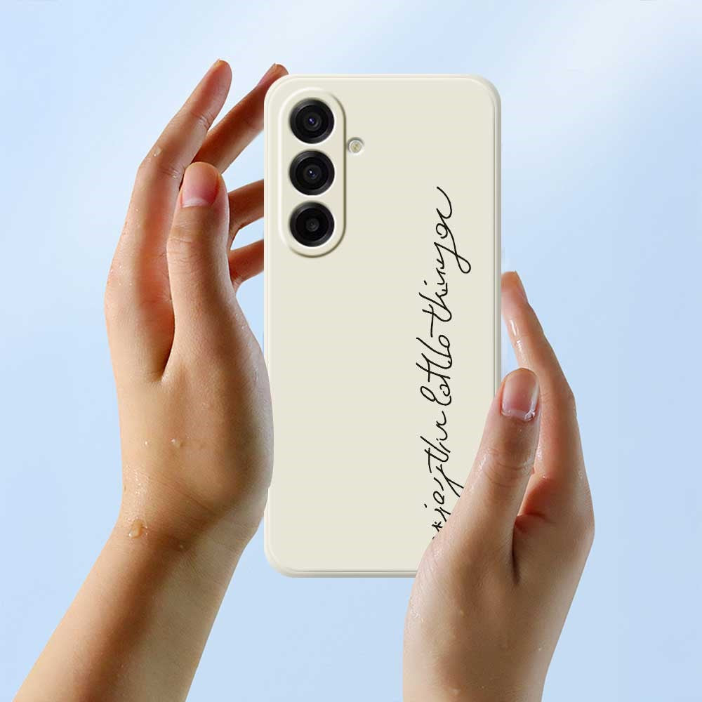 Skal för Samsung Galaxy A18 5G / A18 4G / A17 5G / A17 4G, WordArt-mönster, rak kant, TPU-baksida