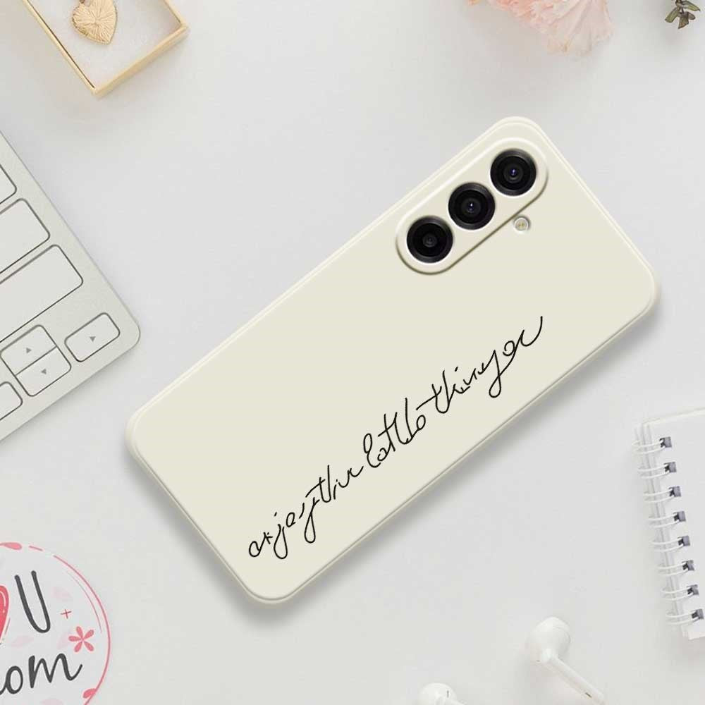 Skal för Samsung Galaxy A18 5G / A18 4G / A17 5G / A17 4G, WordArt-mönster, rak kant, TPU-baksida
