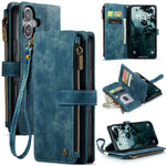 CASEME For iPhone 17 Wallet Case C30 Leather Phone Cover with 10 Card Holder Zipper Pocket
