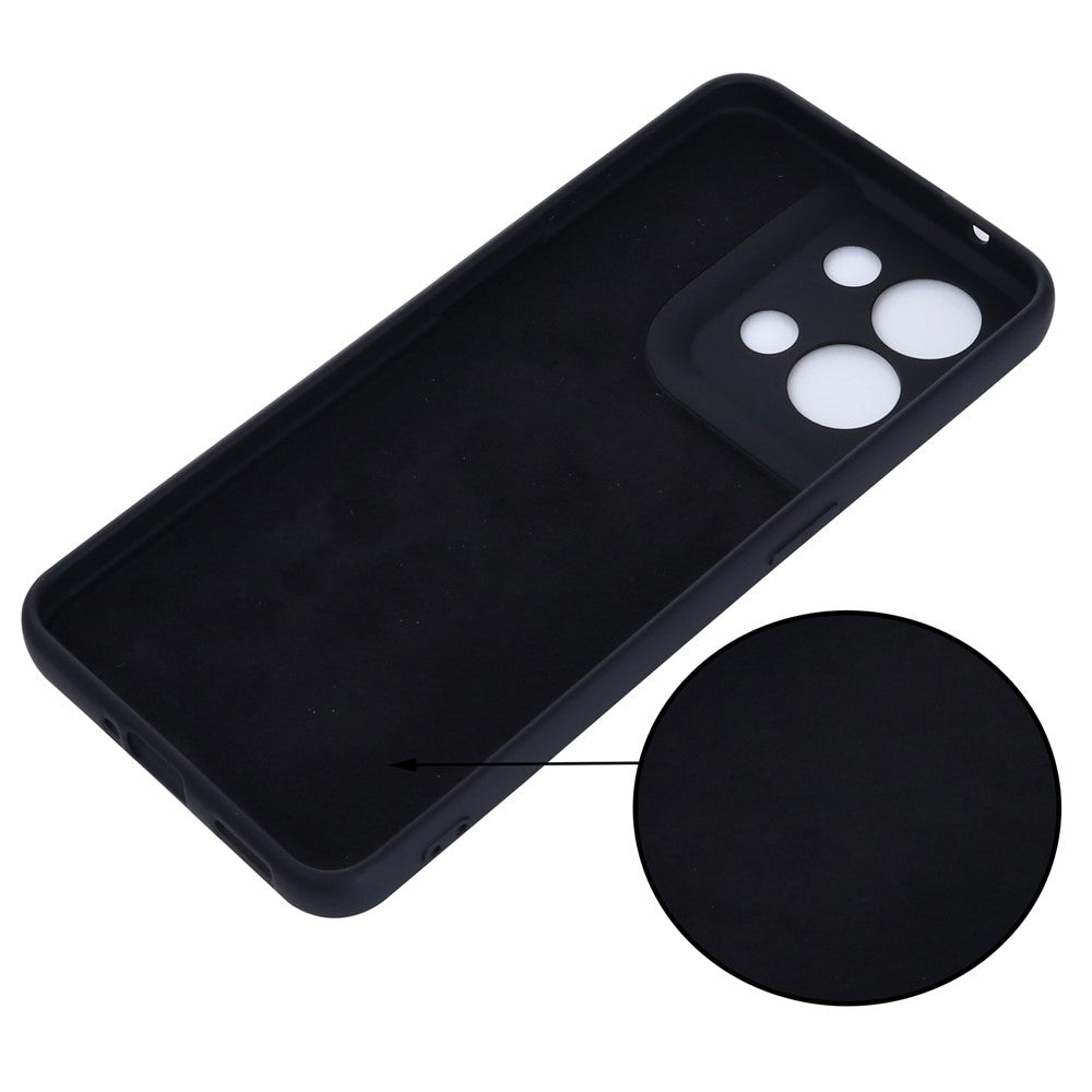 For Oppo Reno8 5G (Global Version) Soft Liquid Silicone Case Anti-Fingerprint Anti-Scratch Fiber Lining Camera Protective Phone Cover with Strap