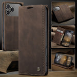 CASEME 013 iPhone 18 Pro / 17 Pro Plånboksfodral med Ställ - Kaffe