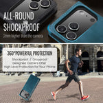 CASEME 013 iPhone 18 Pro / 17 Pro Plånboksfodral med Ställ - Blå