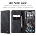 CASEME 013 iPhone 18 Pro Max / 17 Pro Max Plånboksfodral - Svart