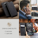 CASEME 013 iPhone 18 Pro Max / 17 Pro Max Plånboksfodral - Svart