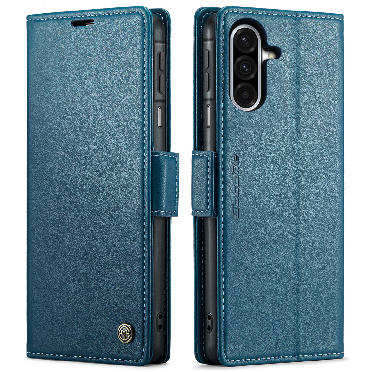 CASEME För Samsung Galaxy A18 5G / A18 4G / A17 5G / A17 4G Skal 023 Serien RFID-blockerande Glansigt Stativ mobilskal