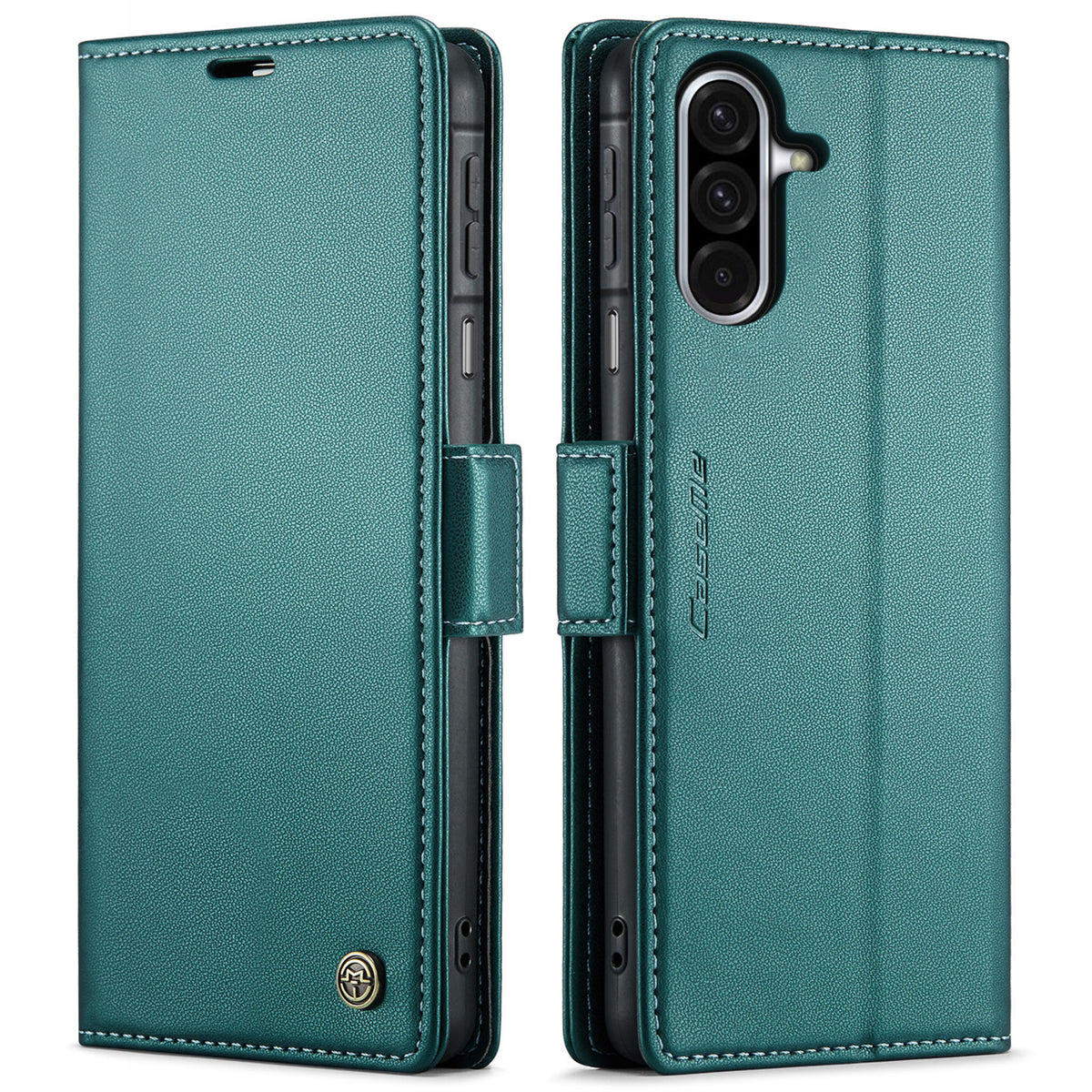 CASEME För Samsung Galaxy A18 5G / A18 4G / A17 5G / A17 4G Skal 023 Serien RFID-blockerande Glansigt Stativ mobilskal