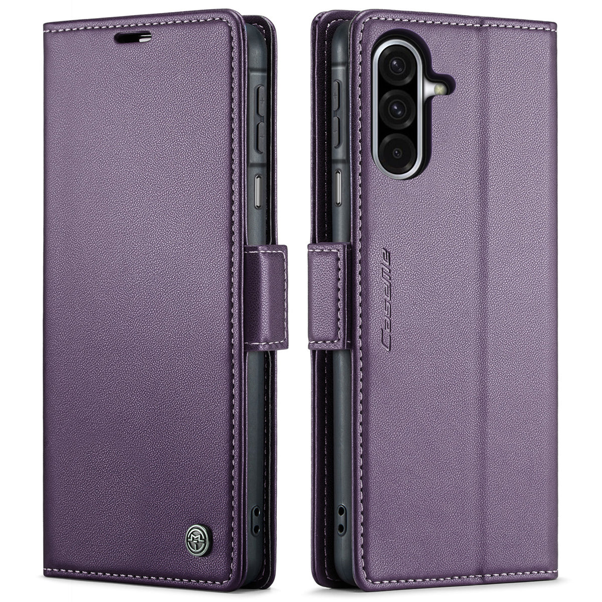 CASEME För Samsung Galaxy A18 5G / A18 4G / A17 5G / A17 4G Skal 023 Serien RFID-blockerande Glansigt Stativ mobilskal