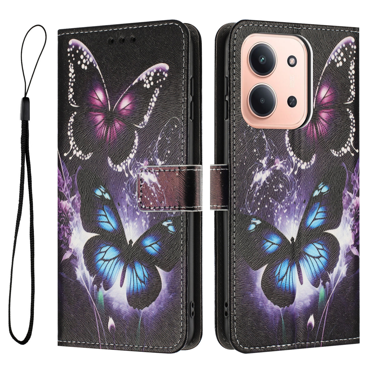 For Xiaomi Redmi 15C 4G (EU) (173mm) / 15C 5G (EU) (173mm) / Poco C85 4G (173mm) Case Pattern Printing PU Leather Phone Cover