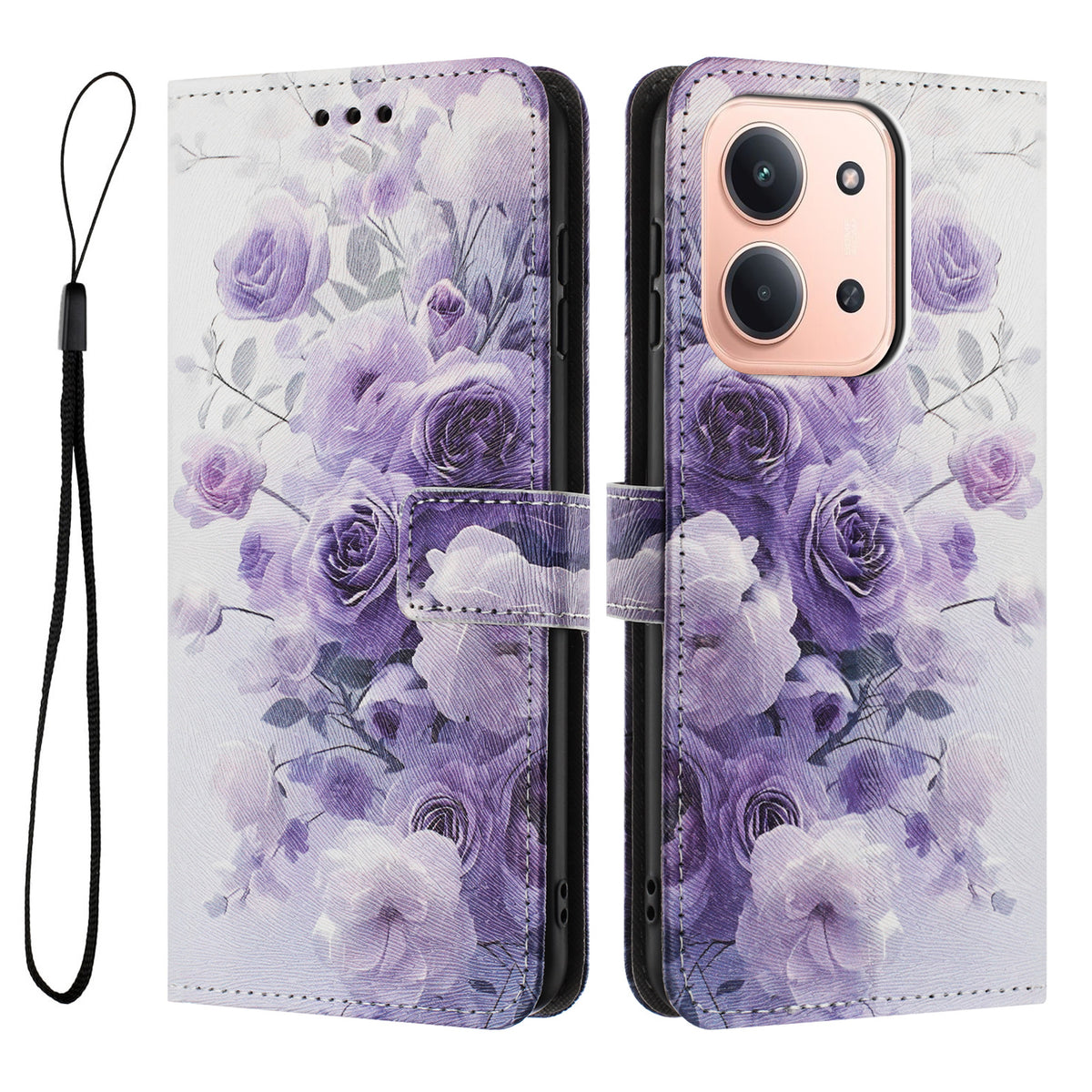For Xiaomi Redmi 15C 4G (EU) (173mm) / 15C 5G (EU) (173mm) / Poco C85 4G (173mm) Case Pattern Printing PU Leather Phone Cover