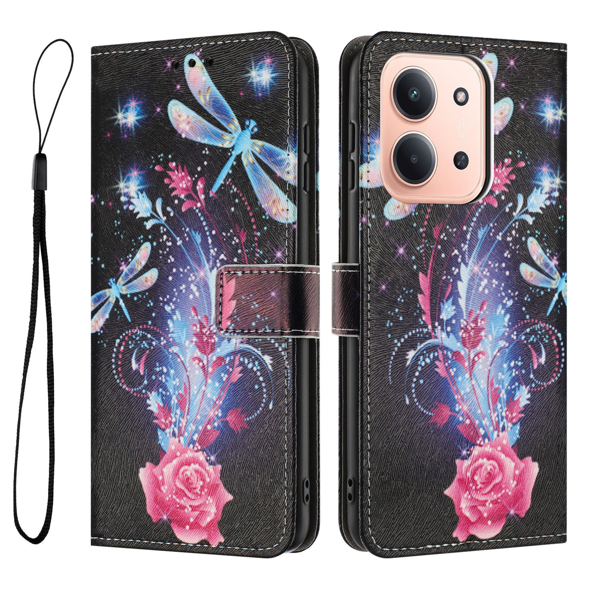 For Xiaomi Redmi 15C 4G (EU) (173mm) / 15C 5G (EU) (173mm) / Poco C85 4G (173mm) Case Pattern Printing PU Leather Phone Cover