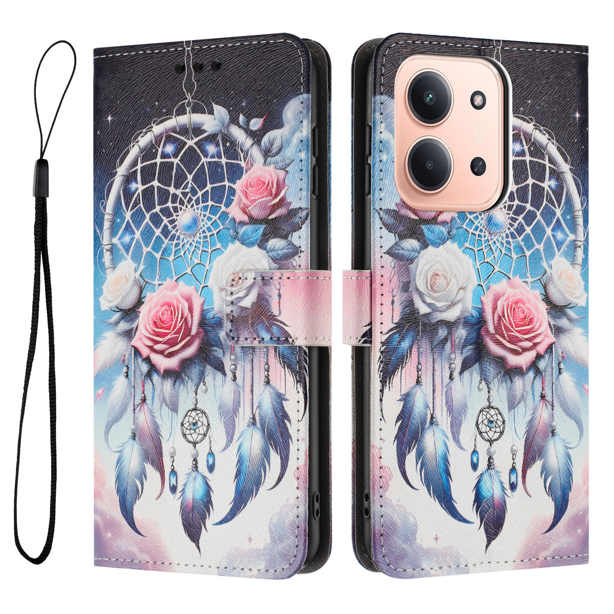 For Xiaomi Redmi 15C 4G (EU) (173mm) / 15C 5G (EU) (173mm) / Poco C85 4G (173mm) Case Pattern Printing PU Leather Phone Cover