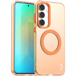 IMAK Magnetiskt Skal För Samsung Galaxy S25 FE Godisfärgat Stötsäkert TPU + PET Bakstycke