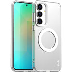IMAK Magnetiskt Skal För Samsung Galaxy S25 FE Godisfärgat Stötsäkert TPU + PET Bakstycke