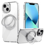 Til iPhone 13 Cover Kompatibel med MagSafe Støttefod TPU PC Telefonbagcover