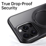 For iPhone 15 Pro Max Case Compatible with MagSafe Kickstand TPU PC Phone Back Cover