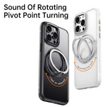 For iPhone 16 Pro Max Case Compatible with MagSafe Kickstand TPU PC Phone Back Cover