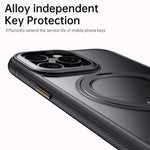 For iPhone 16 Pro Max Case Compatible with MagSafe Kickstand TPU PC Phone Back Cover