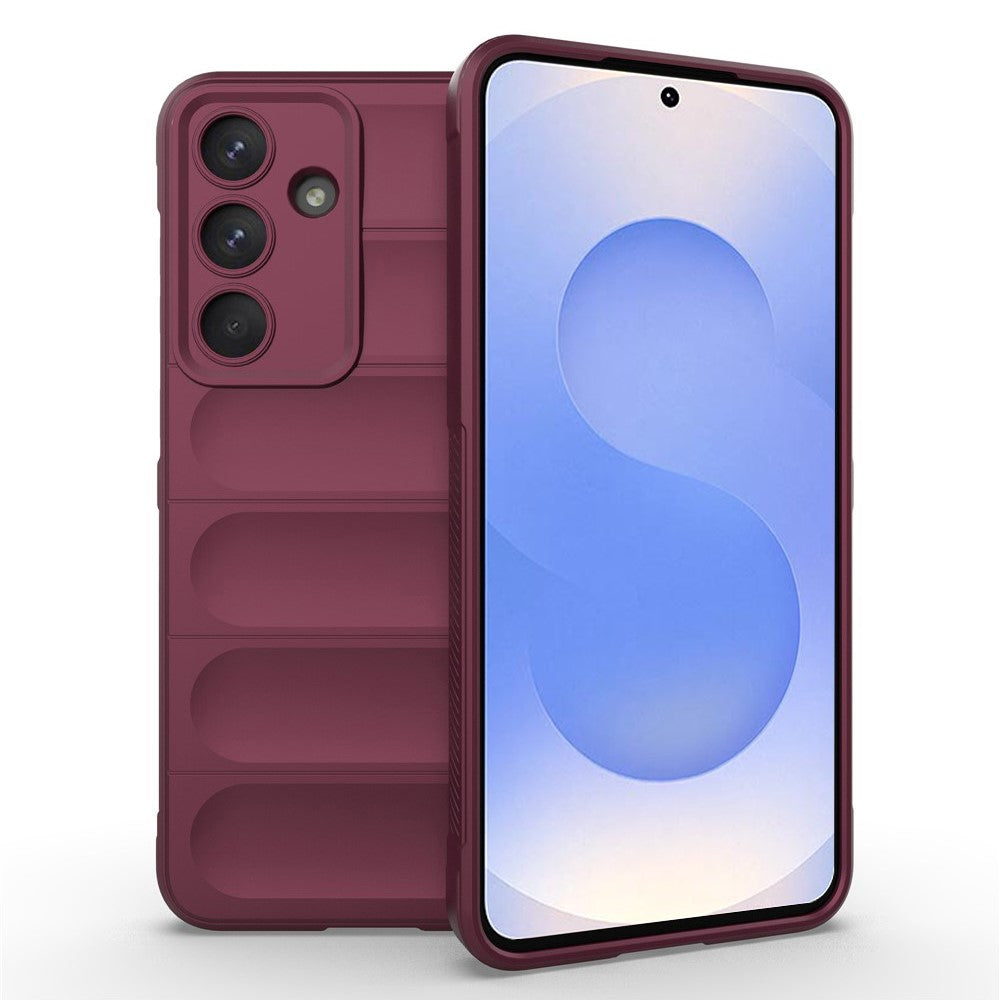 AMORUS för Samsung Galaxy S25 FE Fodral Stöttåligt mjukt TPU robust mobiltelefonskydd