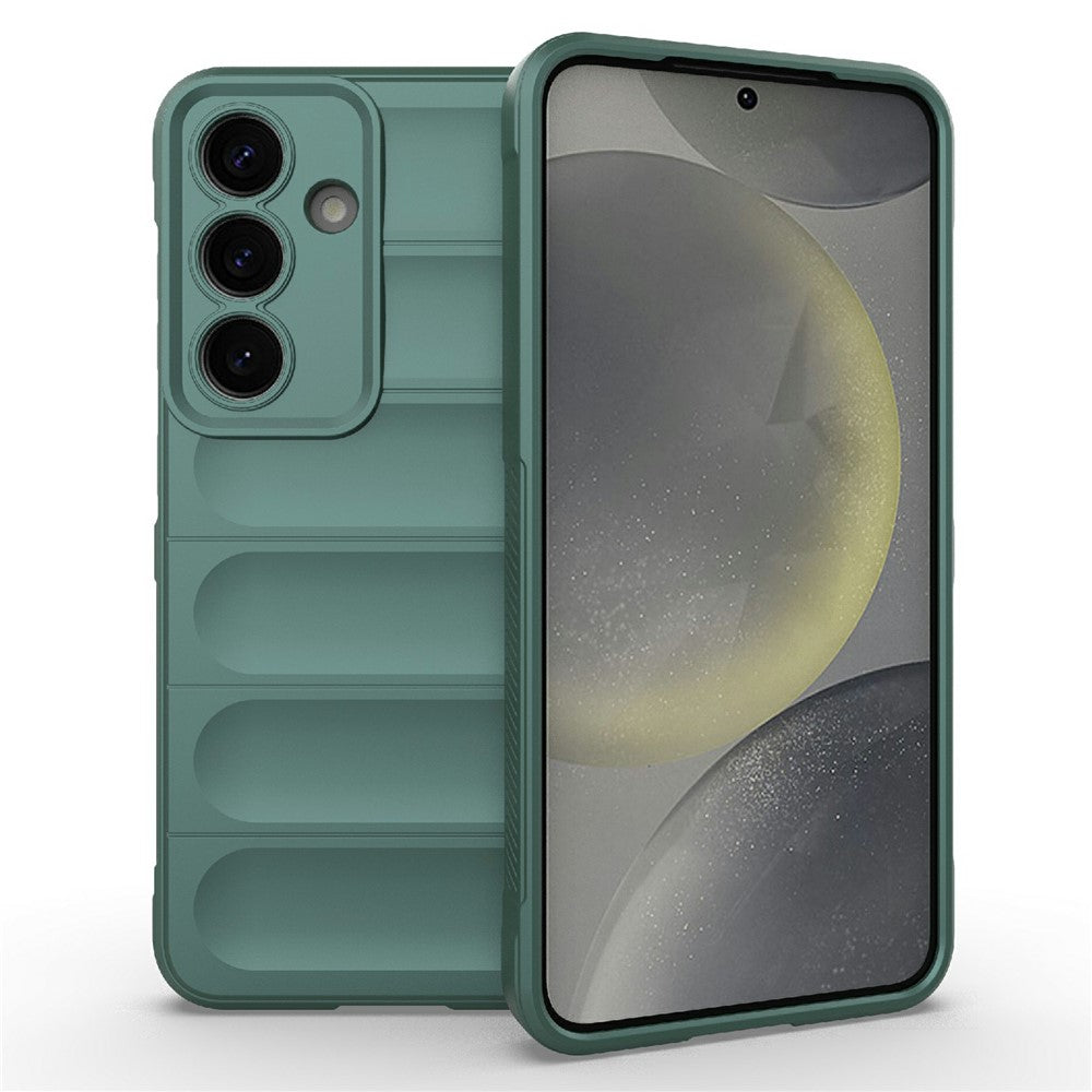 AMORUS til Samsung Galaxy S25 Cover Stødsikkert Blødt TPU Robust Telefonbagcover
