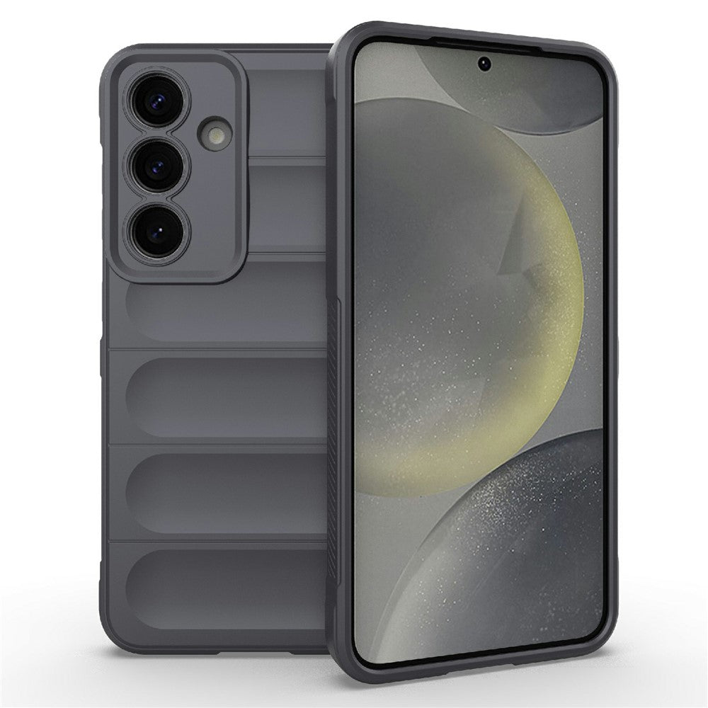 AMORUS til Samsung Galaxy S25 Cover Stødsikkert Blødt TPU Robust Telefonbagcover