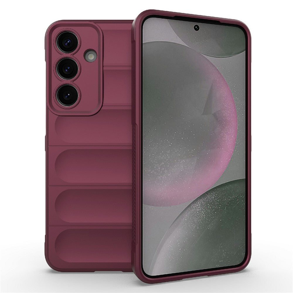 AMORUS Til Samsung Galaxy S25+ Cover Stødsikkert Blødt TPU Robust Telefon Bagcover