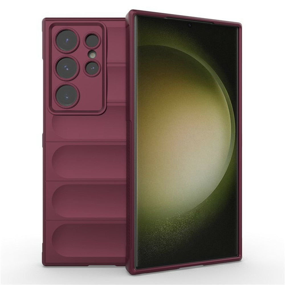 AMORUS For Samsung Galaxy S24 Ultra Case Shockproof Soft TPU Rugged Phone Back Cover