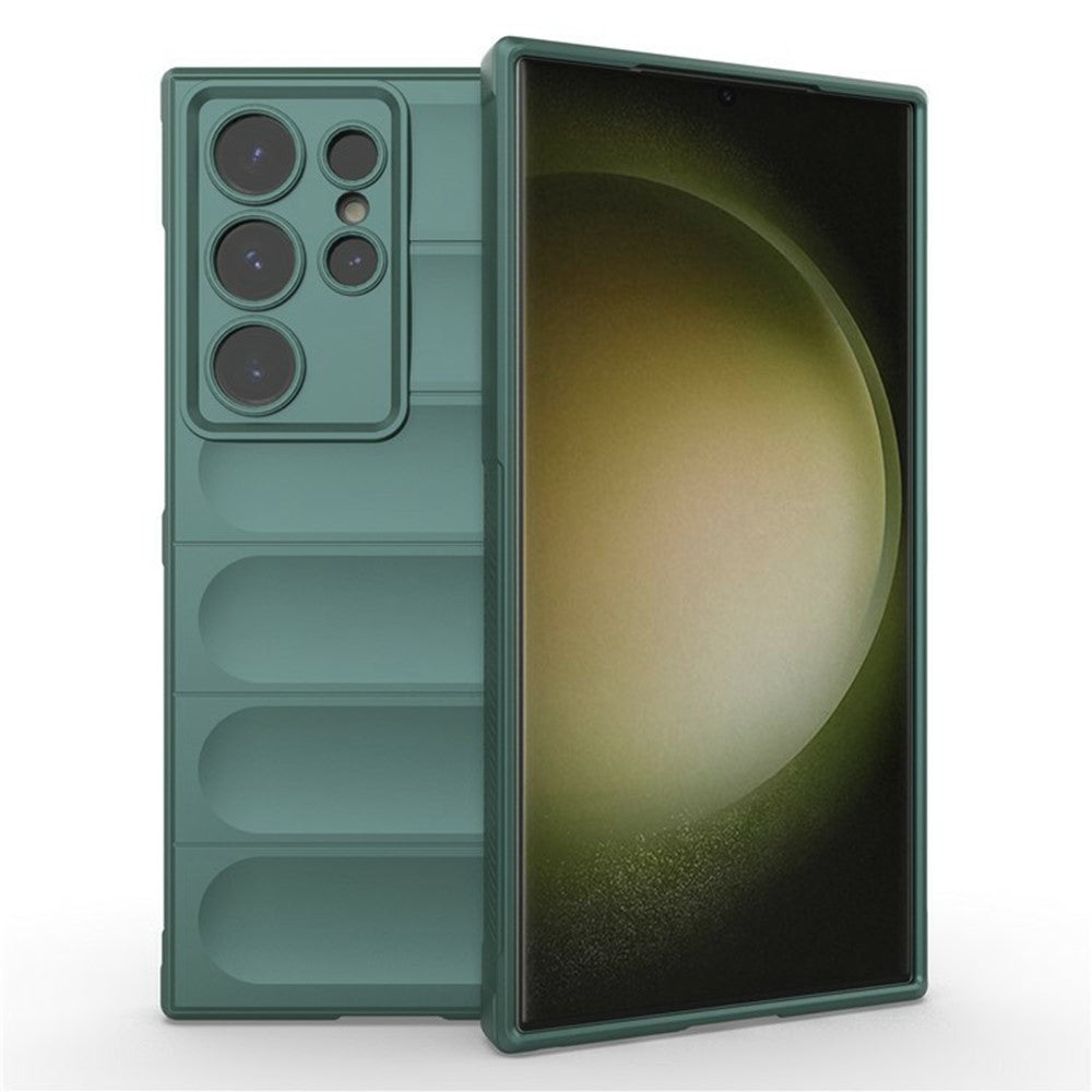 AMORUS For Samsung Galaxy S24 Ultra Case Shockproof Soft TPU Rugged Phone Back Cover