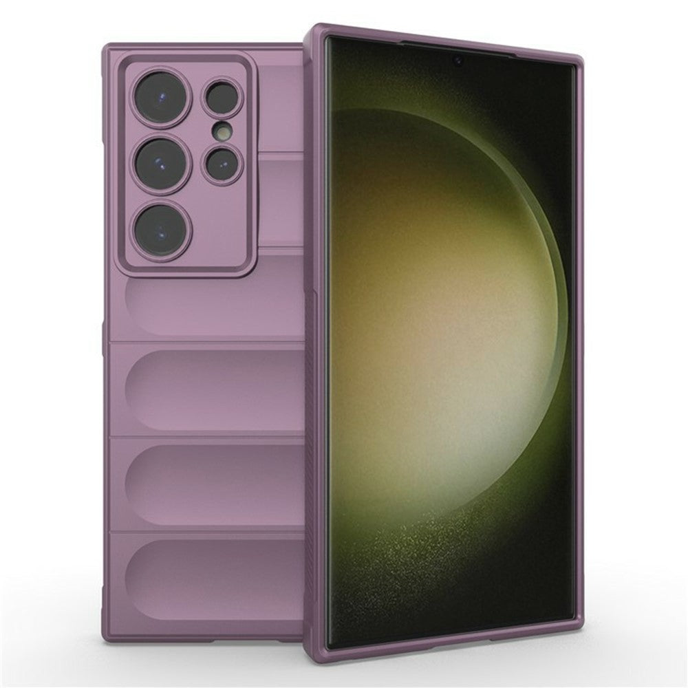 AMORUS For Samsung Galaxy S24 Ultra Case Shockproof Soft TPU Rugged Phone Back Cover