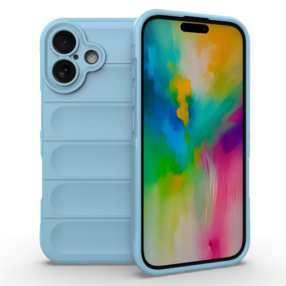 AMORUS For iPhone 16 Case Shockproof Soft TPU Rugged Phone Back Cover