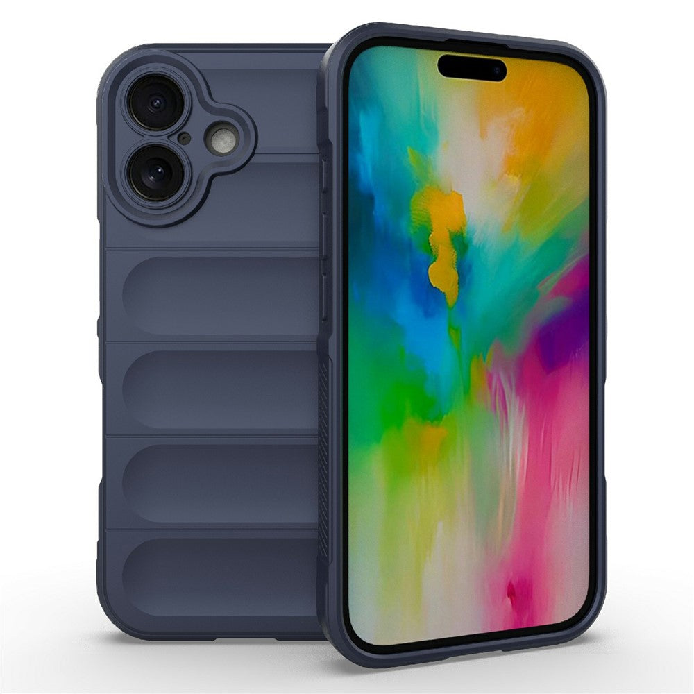 AMORUS For iPhone 16 Case Shockproof Soft TPU Rugged Phone Back Cover