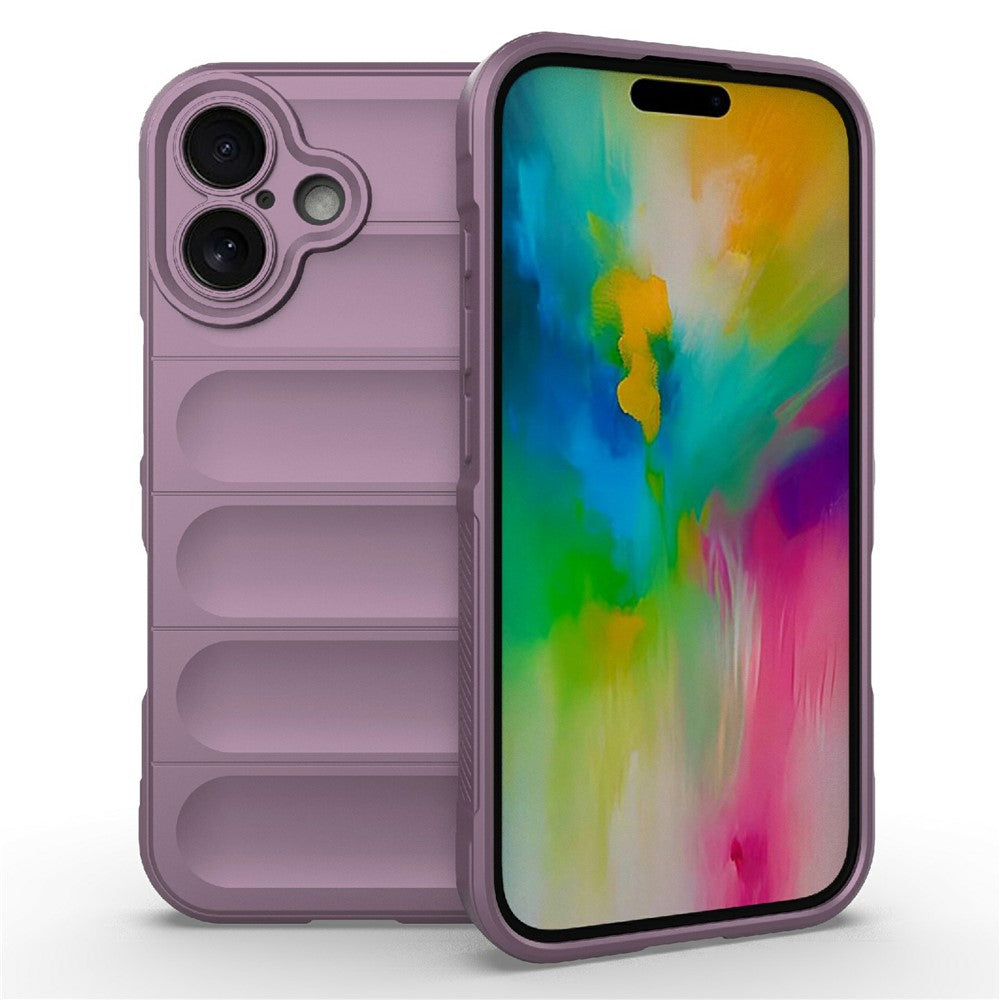 AMORUS For iPhone 16 Case Shockproof Soft TPU Rugged Phone Back Cover