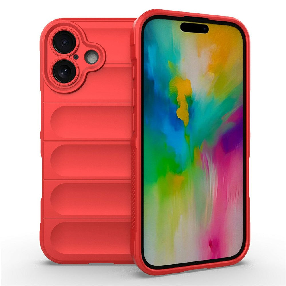 AMORUS For iPhone 16 Plus Case Shockproof Soft TPU Rugged Phone Back Cover