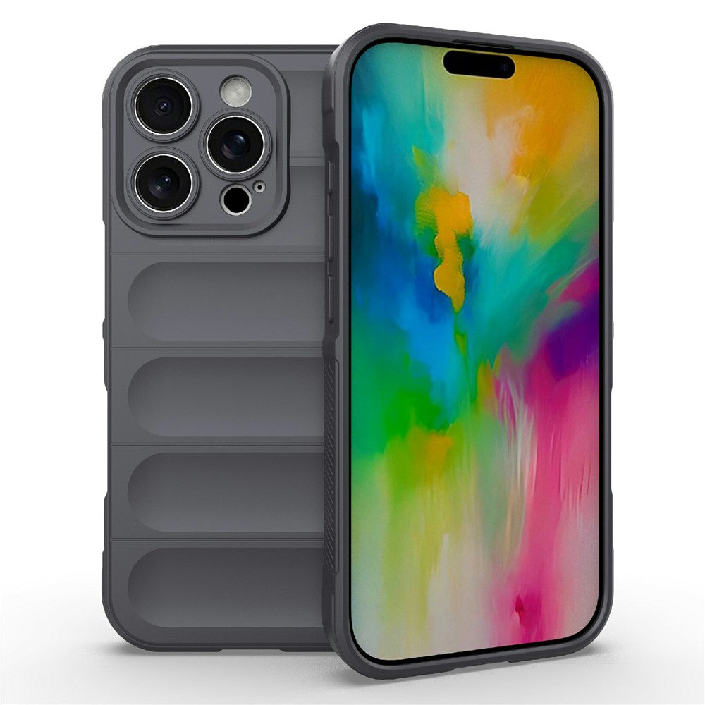 AMORUS For iPhone 16 Pro Case Shockproof Soft TPU Rugged Phone Back Cover