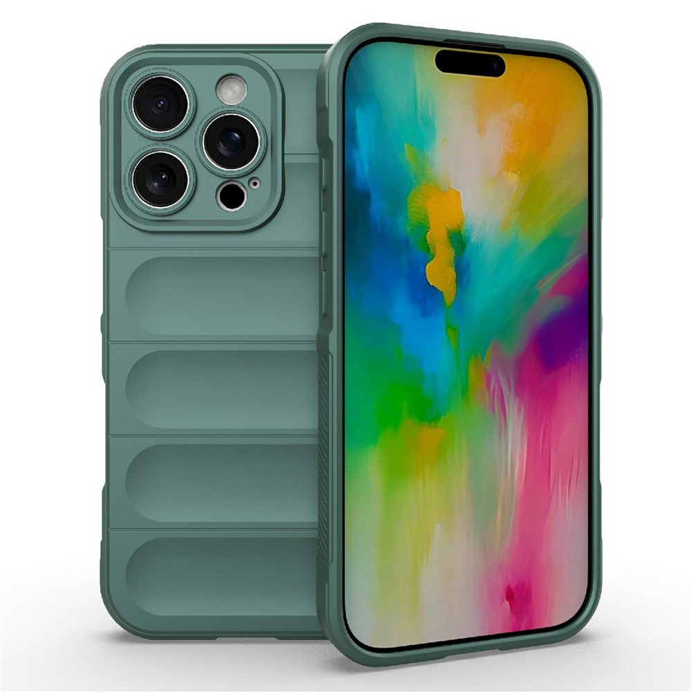 AMORUS For iPhone 16 Pro Case Shockproof Soft TPU Rugged Phone Back Cover