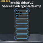 AMORUS For iPhone 18 Pro Max / 17 Pro Max Case Shockproof Soft TPU Rugged Phone Back Cover