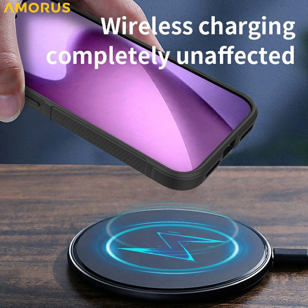 AMORUS For iPhone 18 Pro Max / 17 Pro Max Case Shockproof Soft TPU Rugged Phone Back Cover