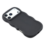 For iPhone 17 Pro Max Case TPU Protective Phone Cover Unique Curly Wave Frame