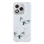 For Honor 400 Lite 5G Cover i Epoxy PVC med Sommerfugl TPU Estetik