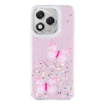 For Honor 400 Lite 5G Cover i Epoxy PVC med Sommerfugl TPU Estetik
