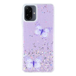 Til Samsung Galaxy A08 5G / A08 4G / A07 4G etui Epoxy PVC-sommerfugl TPU æstetisk telefoncover