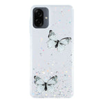 Til Samsung Galaxy A08 5G / A08 4G / A07 4G etui Epoxy PVC-sommerfugl TPU æstetisk telefoncover
