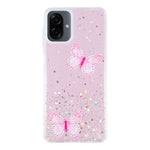 Til Samsung Galaxy A08 5G / A08 4G / A07 4G etui Epoxy PVC-sommerfugl TPU æstetisk telefoncover