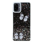 Til Samsung Galaxy A08 5G / A08 4G / A07 4G etui Epoxy PVC-sommerfugl TPU æstetisk telefoncover