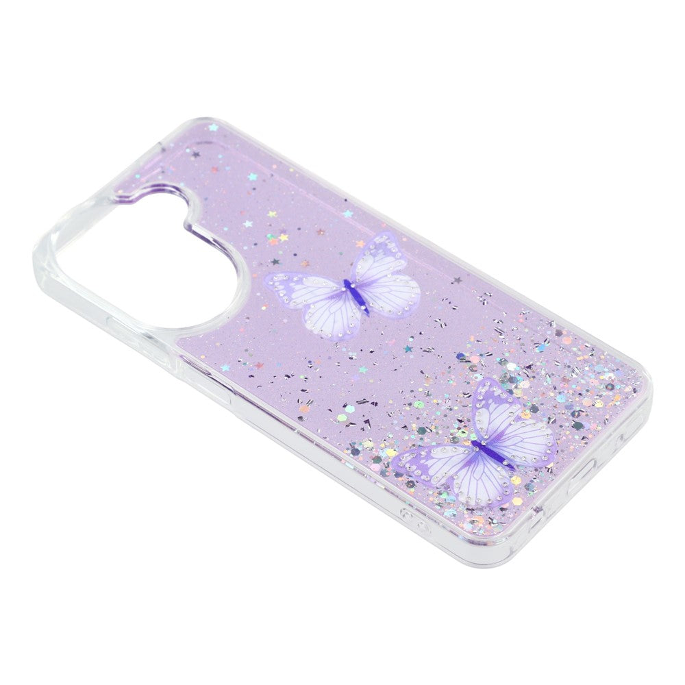 For Xiaomi Redmi A5 NFC (EU) (173.45mm) Case Epoxy PVC Butterfly TPU Aesthetics Phone Cover