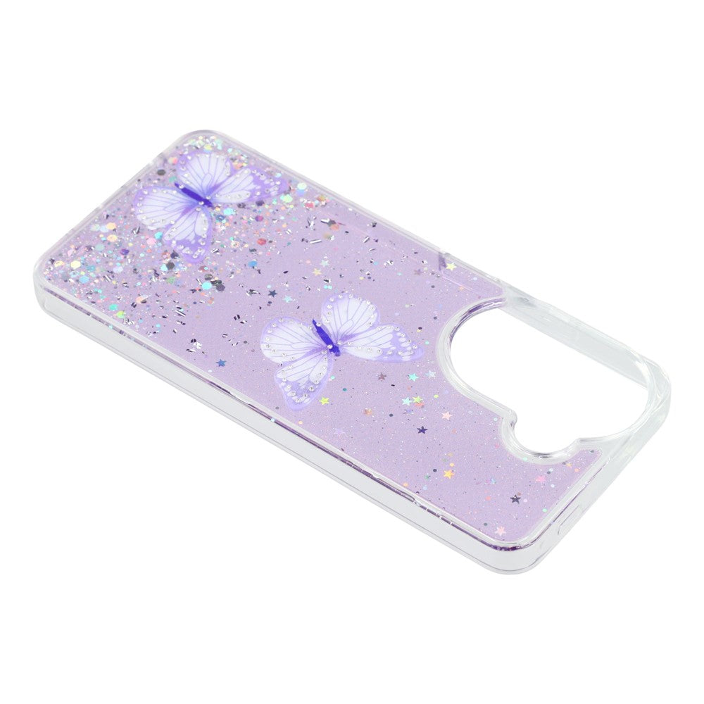 For Xiaomi Redmi A5 NFC (EU) (173.45mm) Case Epoxy PVC Butterfly TPU Aesthetics Phone Cover