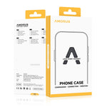 AMORUS For Samsung Galaxy S24+ Case with Sliding Card Holder PC TPU Phone Back Cover