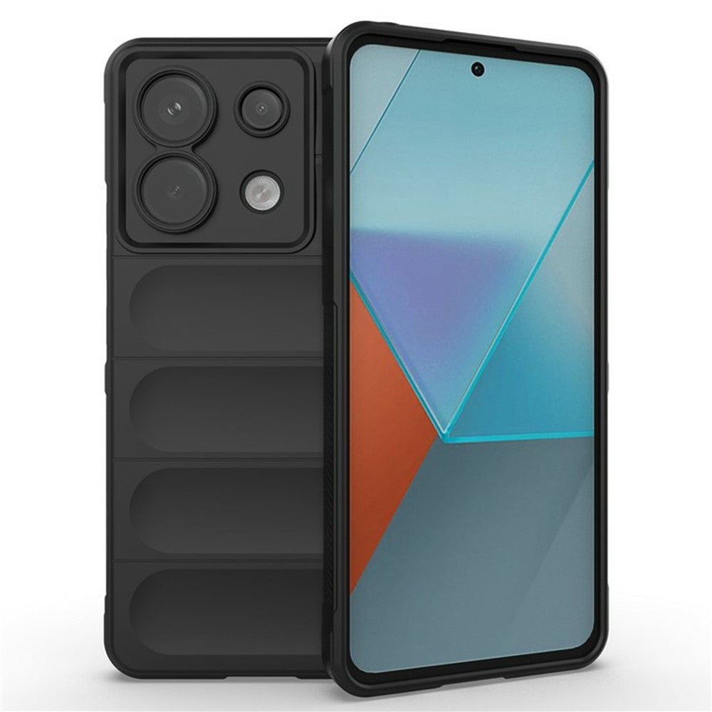 AMORUS For Xiaomi Redmi Note 13 Pro 5G  /  Poco X6 5G Case Shockproof Soft TPU Rugged Phone Back Cover
