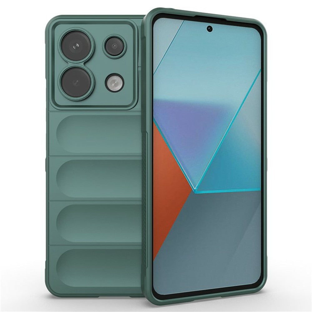 AMORUS For Xiaomi Redmi Note 13 Pro 5G  /  Poco X6 5G Case Shockproof Soft TPU Rugged Phone Back Cover