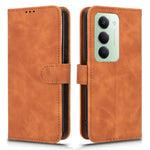 Læderetui til Xiaomi Redmi 15 5G (Global) (169 mm) med læderlook, stødbeskyttende pung og sammenfoldeligt mobilcover