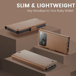 CASEME For iPhone 18 Pro Max / 17 Pro Max Case  023 Series RFID Blocking Leather Wallet Stand Phone Cover